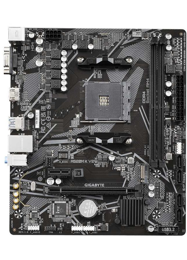 Материнська плата A520M K V2 Socket AM4 Gigabyte (336959621)