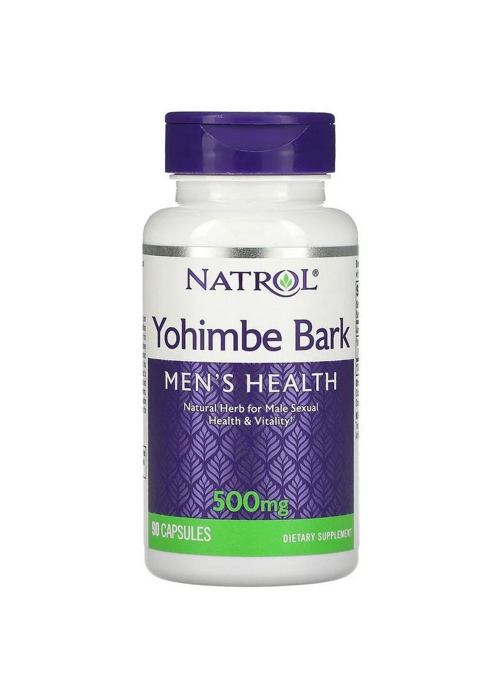 Стимулятор тестостерона Yohimbe Bark 500 mg, 90 капсул Natrol (293416432)