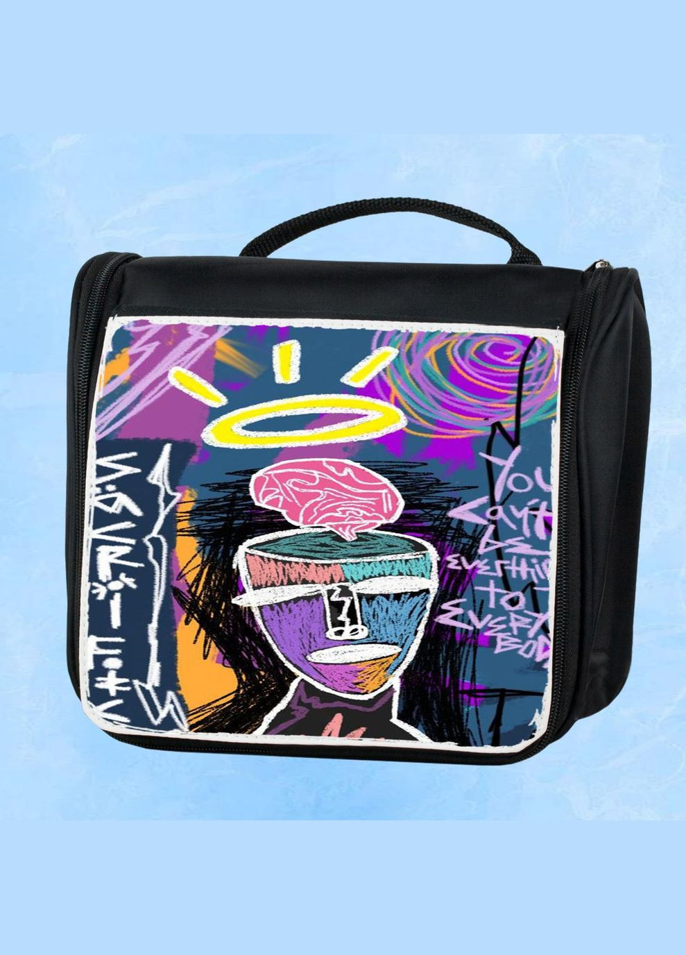 Дорожня сумка - органайзер для косметики несессер Art #109 Чорна No Brand (318676995)