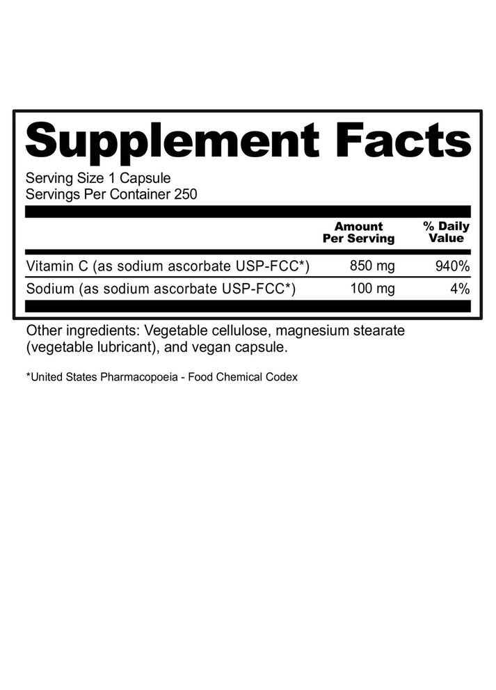 Аскорбат натрия, Sodium Ascorbate, 250 вегетарианских капсул. NutriBiotic (315146147)