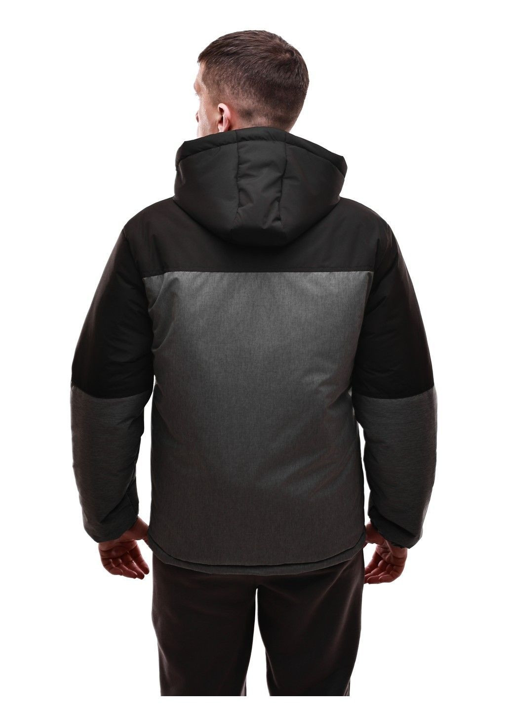 Черная зимняя куртка зимняя мужская No Brand