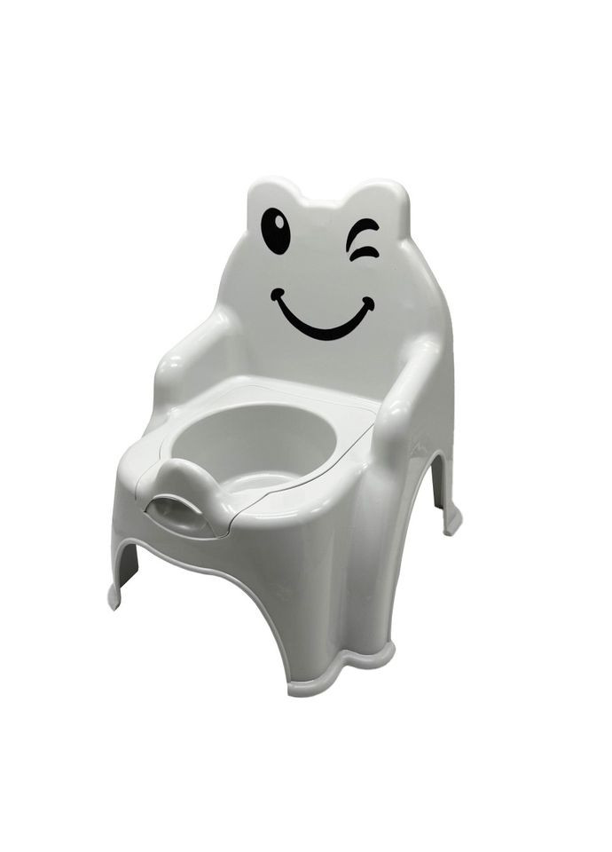 Детский горшок DOLONY TOYS №1 смайл светло-серый (013317/01/10) Doloni (371684643)