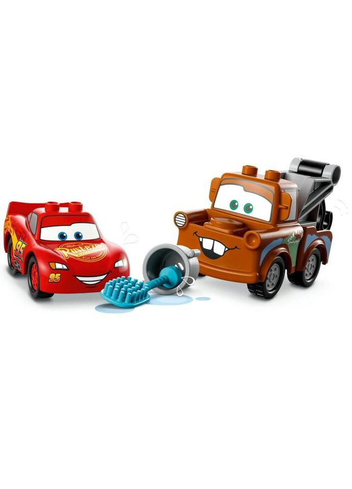 Конструктор DUPLO Disney Развлечения Молнии МакКвина и Сырника на автомойке 29 деталей (10996-) Lego (281425446)