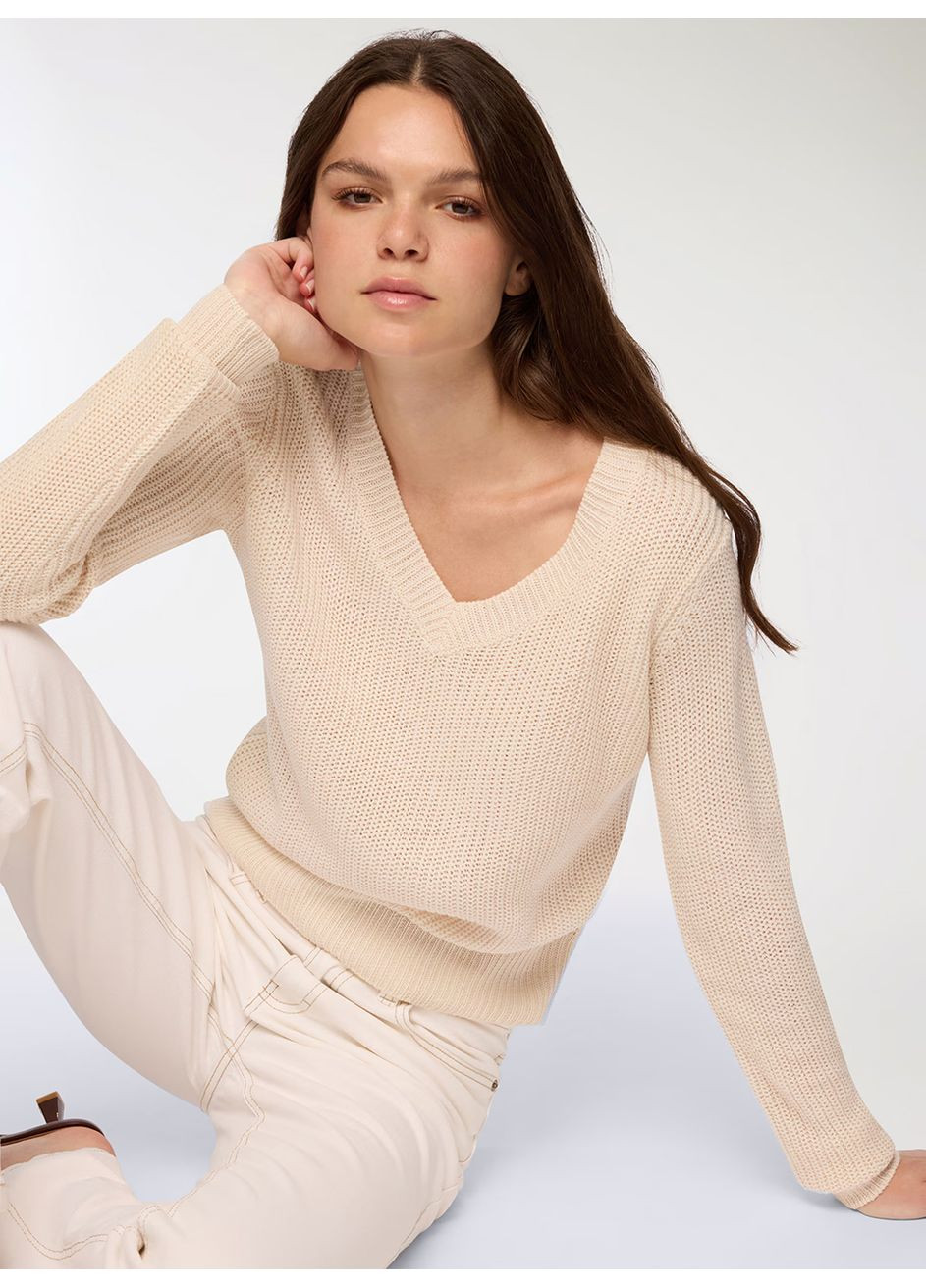 Айворі зимовий светр жін Terranova