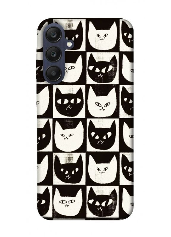 Чохол з принтом для Samsung Galaxy A25 5G / для самсунг галаксі А25 Котячі шахи No Brand (338610367)