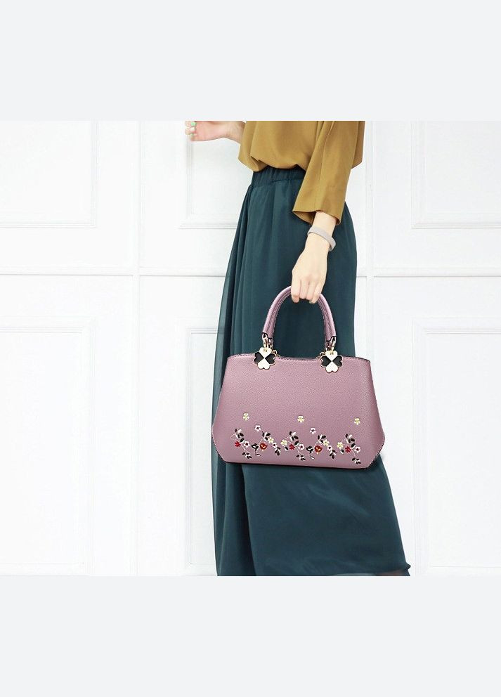 Жіноча сумочка з вишивкою Фіолетовий No Brand (298996915)