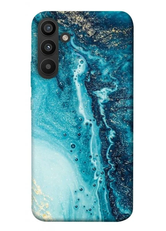 Чохол з принтом для Samsung Galaxy A34 5G / для самсунг галаксі А34 Блакитна фарба No Brand (334298802)