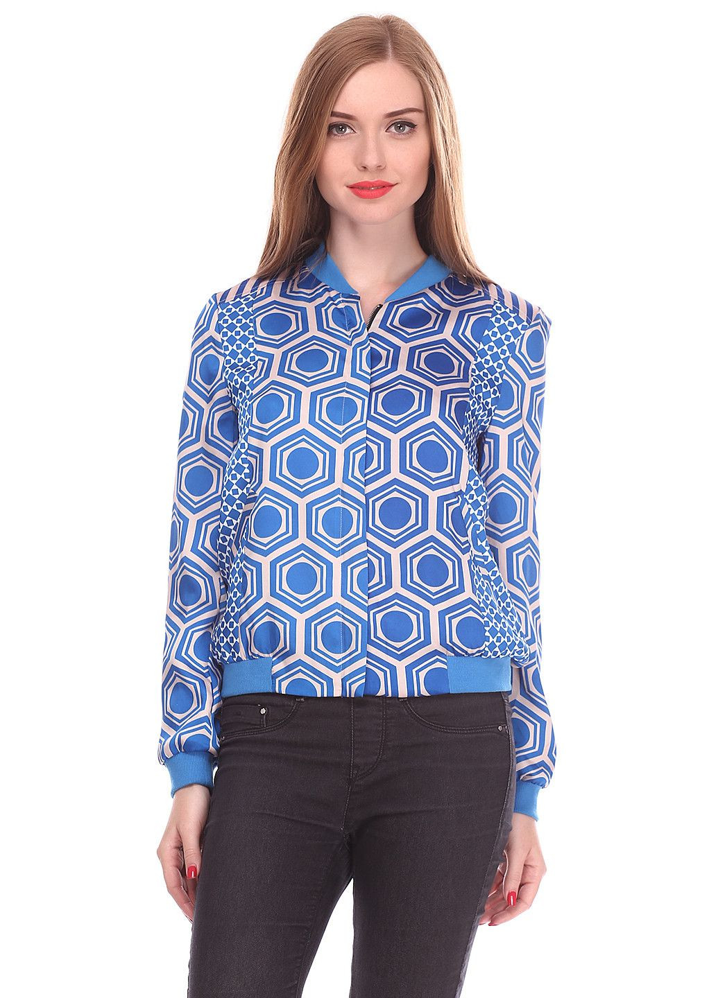 Куртка_ветровка PGP14O24GB Синий Silvian Heach (314736942}