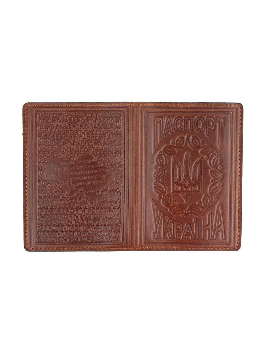 Обкладинка для паспорта України, Бордовий Vik-Tailor (315877879)