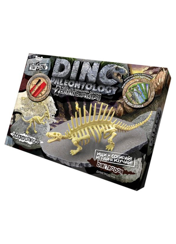 Игровой набор для проведения раскопок DP01 DINO PALEONTOLOGY в коробке (Диметродон) Danko Toys (302367496)