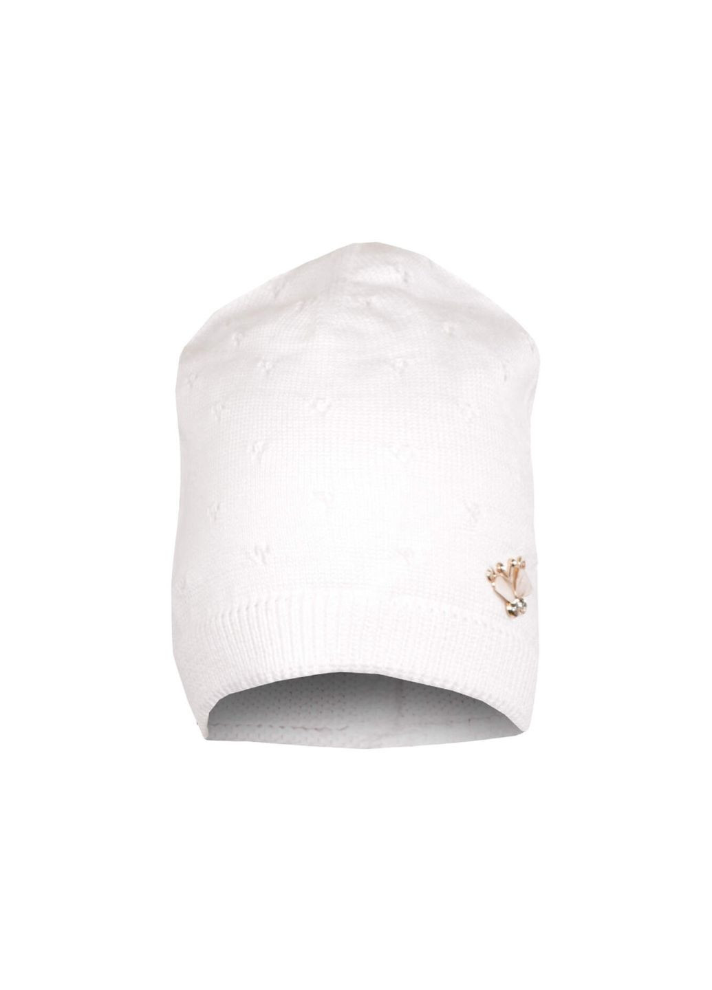 Дитяча демісезонна шапка в'язана для дівчинки GSK-132 GABBI (339722243)