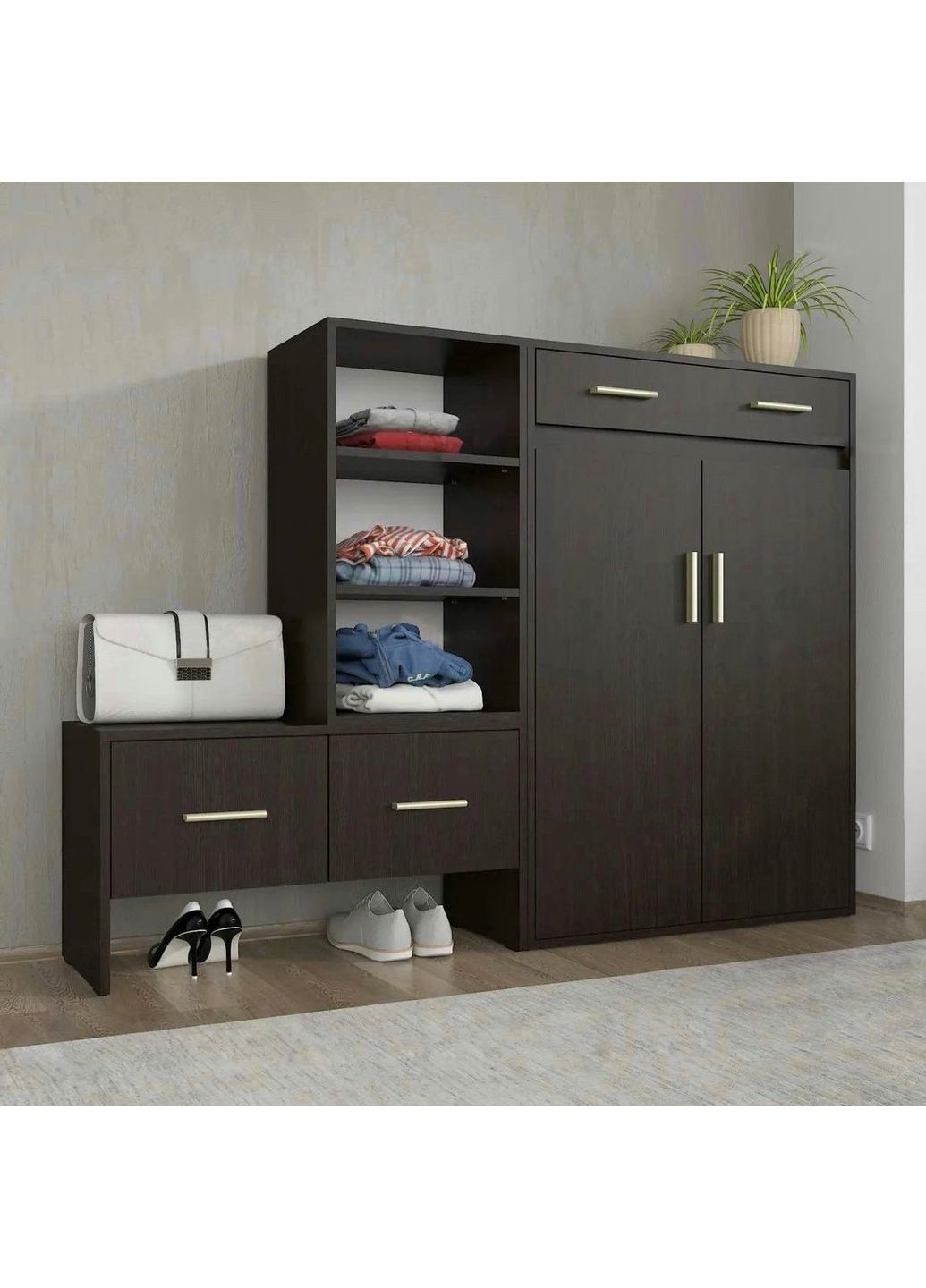 Тумба у передпокій, взуттєва тумба, стелаж під взуття I-157 No Brand (371909425)