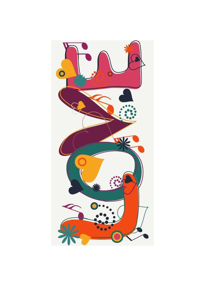 Картина по номерам "LOVE", 40х80 см, 16132-AC Art Craft (323201912)