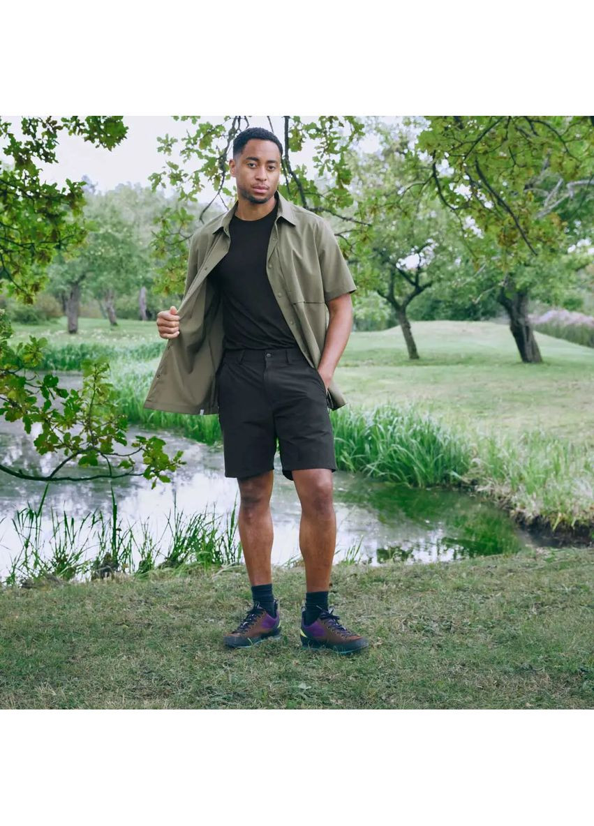 Комбінована сорочка high coast pack shirt ss laurel green Fjallraven