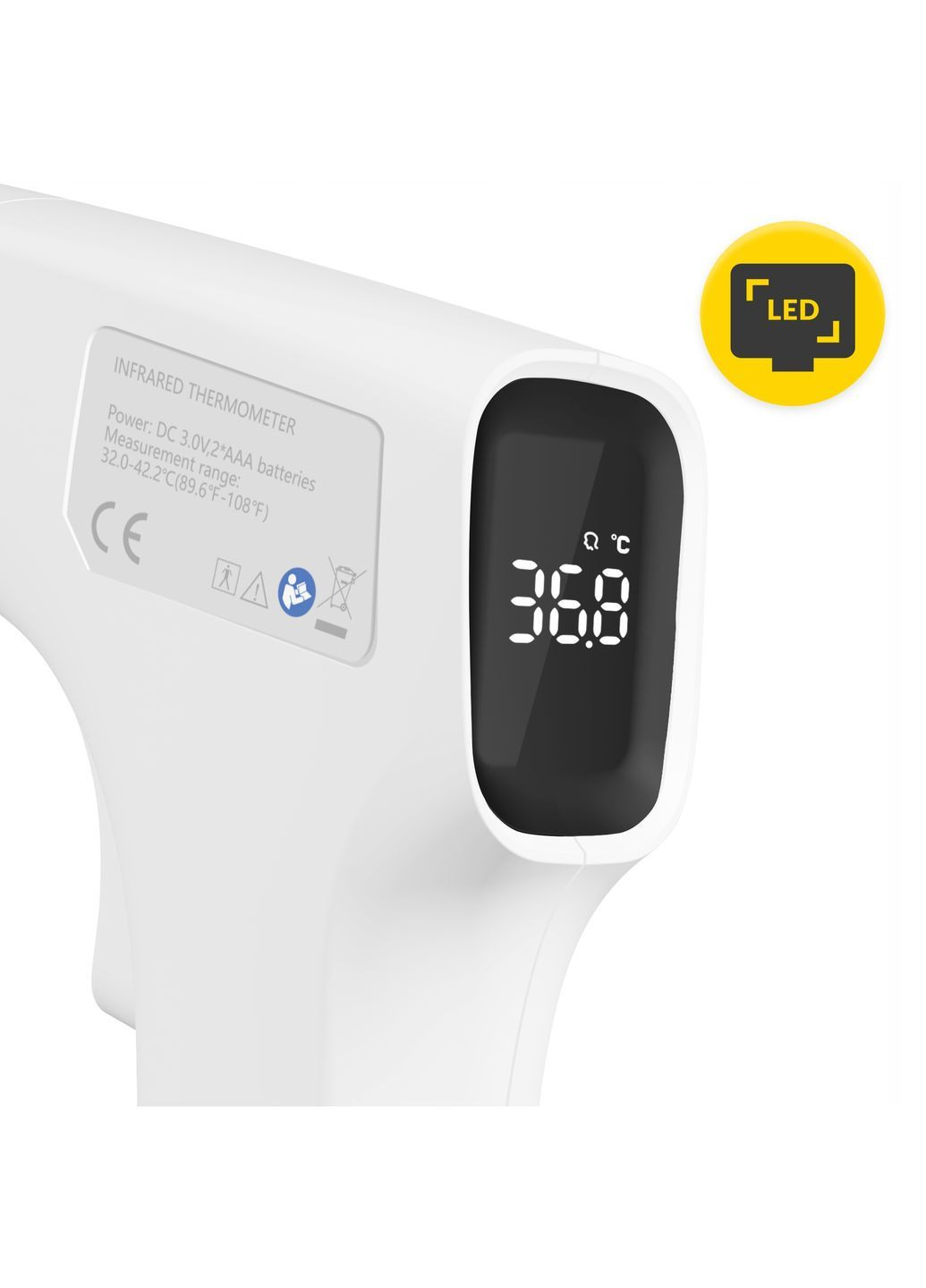 Термометр безконтактний PRO інфрачервоний (P-5905973406628) 4FIZJO (372925218)