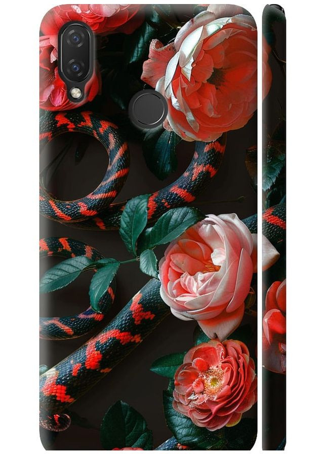 3D пластиковый матовый чехол 'Floran Snake' для Endorphone Huawei Nova 3i (286766836)