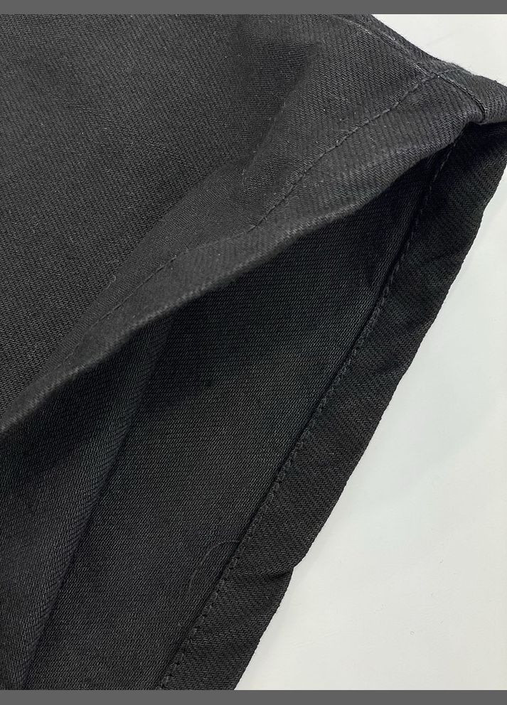 Черные демисезонные джинсы-палаццо для девочки No Brand