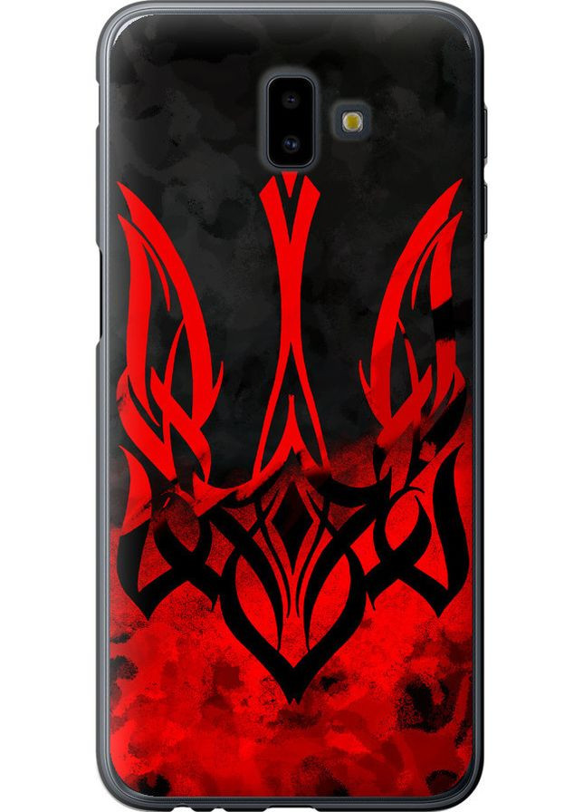 2D пластиковый чехол 'Герб Украины v2' для Endorphone Samsung Galaxy J6 Plus 2018 (257954390)