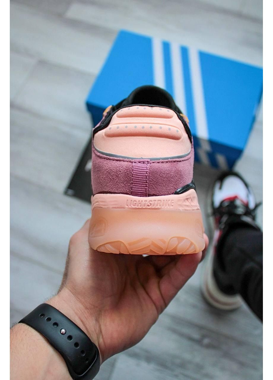 Помаранчеві Осінні кросівки чоловічі adidas niteball orange v2 адідас найтбол No Brand