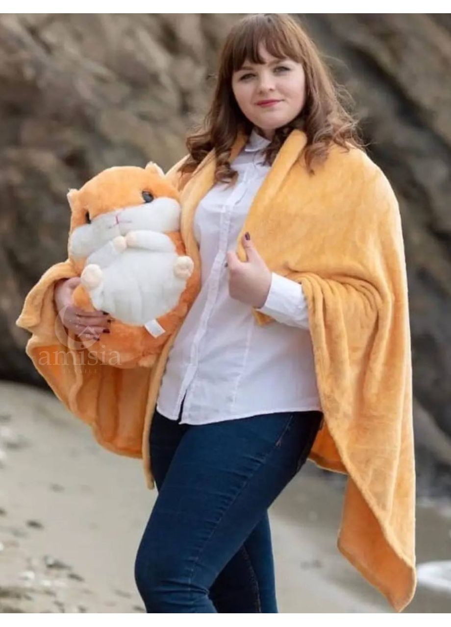 Іграшка з пледом Хом'як 3в1 No Brand (368376216)