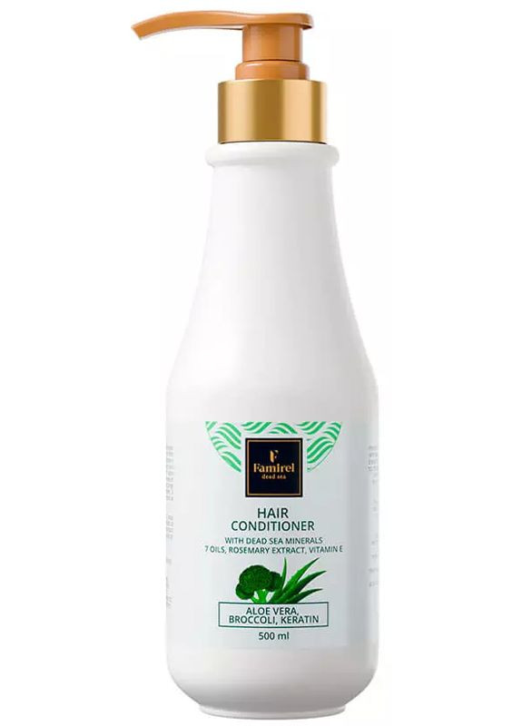 Кондиціонер з екстрактом брокколі, розмарину та кератином, 500 мл Famirel (353847967)