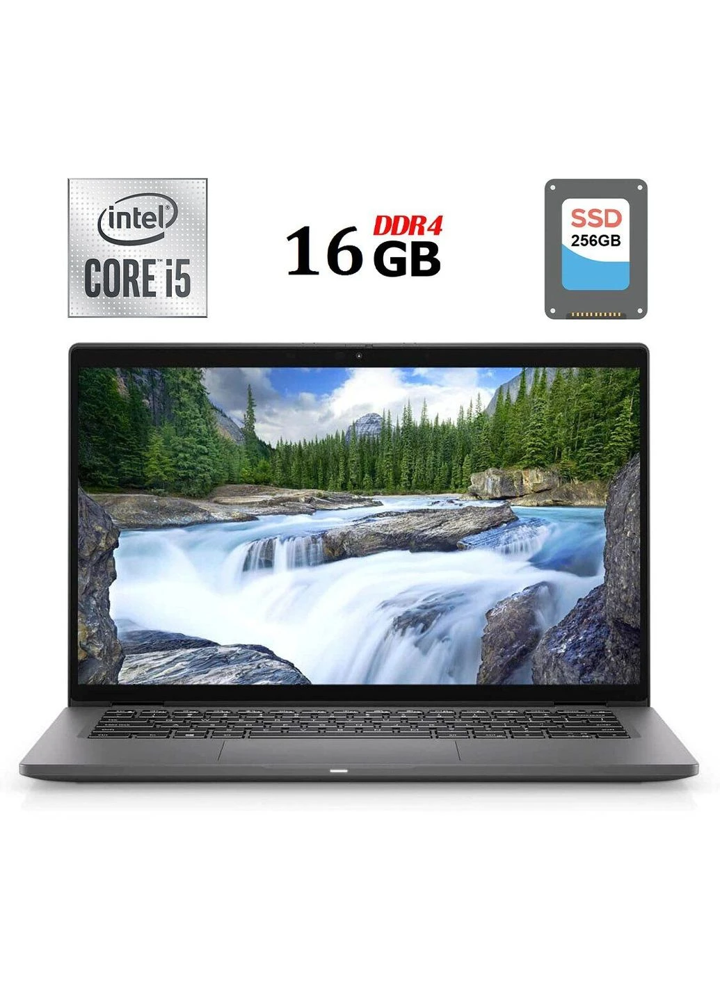 Ультрабук Б-класс Latitude 7410 / 14" (1920x1080) IPS / intel Core i5-10310U (4 (8) ядра по 1.7 - 4.4 GHz) / 16 GB DDR4 / 256 GB Dell (379298253)