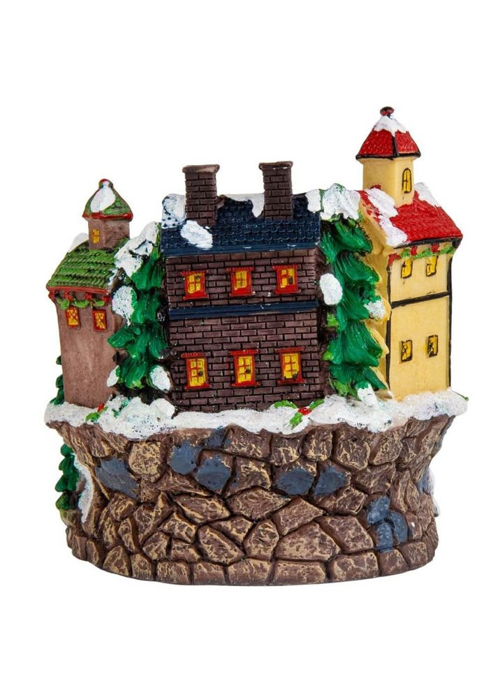Фигурка новогодняя Зимний городок 16х17х17 см USB провод+батарейки 16016031 Lefard (299387598)