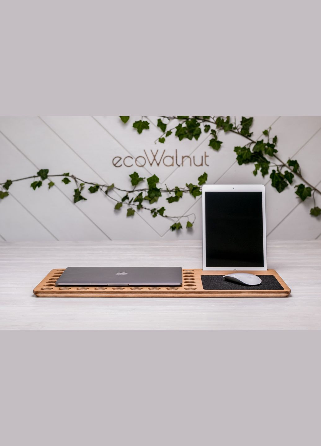 Підставка для ноутбука «AirDesk» M Органайзер під ноутбук і планшет з гравіюванням EcoWalnut (294052410)
