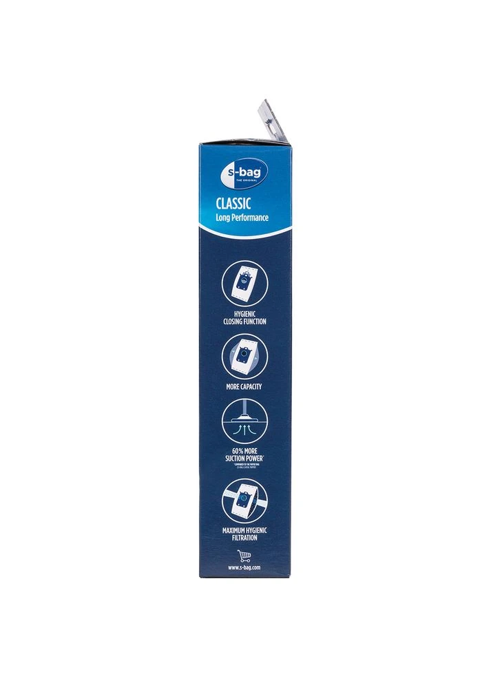 Пылесборник E 201S S-bag Classic LongPerformance 3.5л 4шт (900168458) Electrolux (322648595)