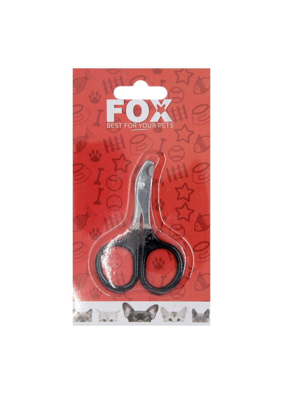 Ножницы для когтей 613 закругленные маленькие 8,5х5см Fox (268987545)