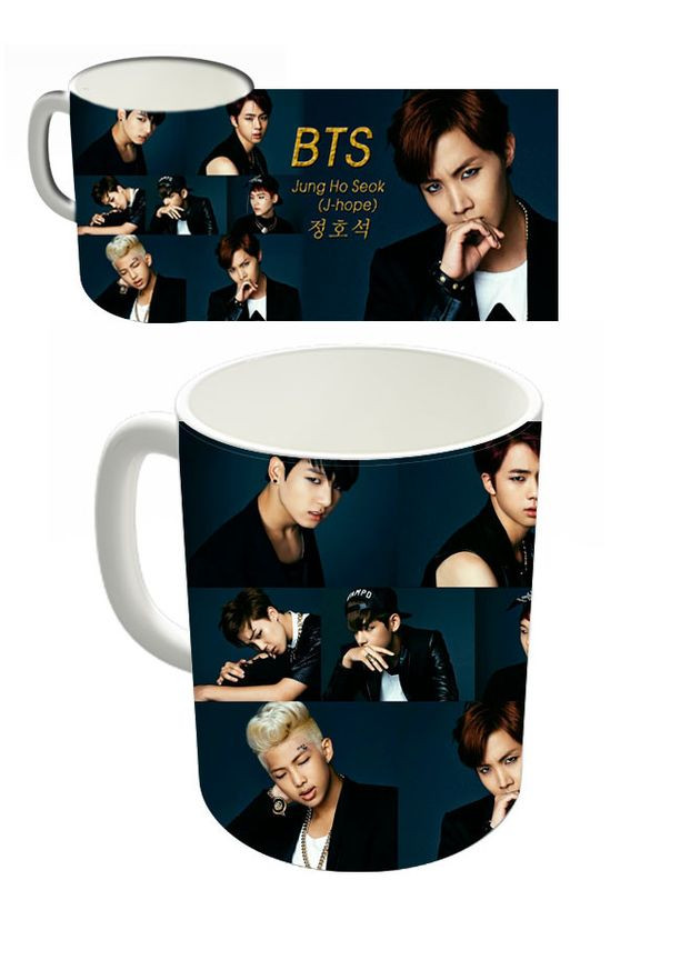 Чашка біла k-pop Хосок BTS J-hope (z0601) No Brand (327006706)