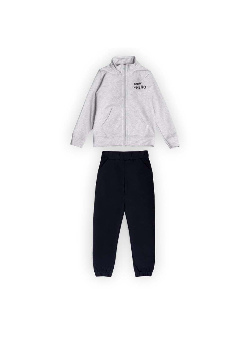 Серый демисезонный костюм GABBI