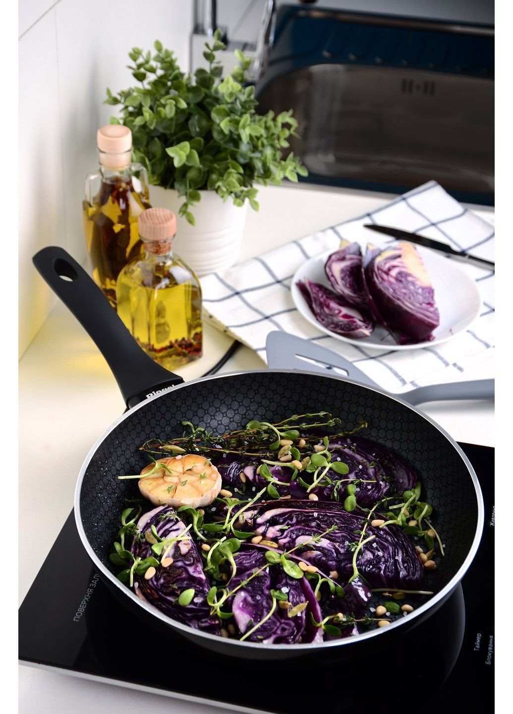 Сковорода Kardamom сковорода 28 см б/крышки (RG-1127-28) Ringel (365276196)