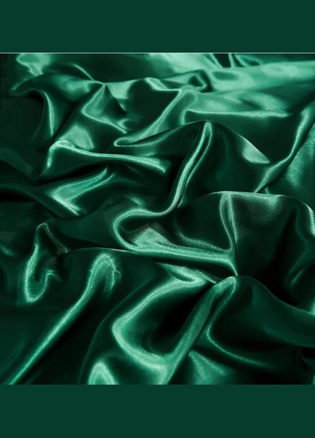 Постільна атласна білизна Сімейний 150 x 210 см Зелений + 4 x 50 x 70 (В141402-2-03) No Brand (348094904)