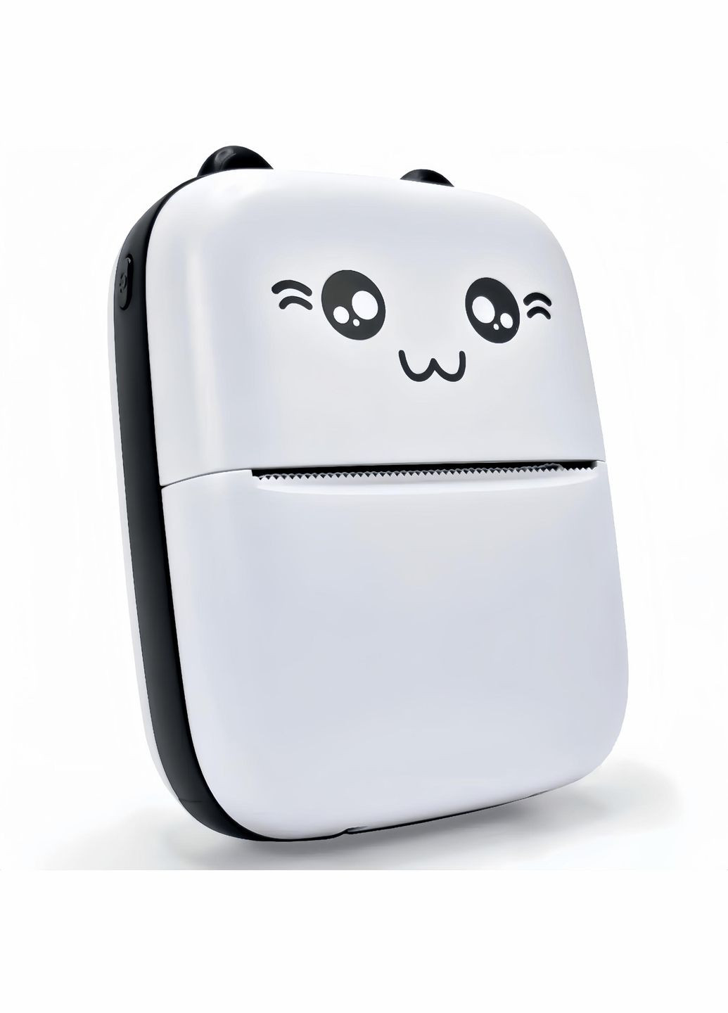 Термопринтер детский с набором бумаги 2 шт + фломастеры Белый с черным No Brand (299153202)