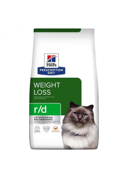 Лечебный корм Prescription Diet r/d Weight Loss для снижения веса у кошек 3 кг (052742048185) Hill's (307981116)