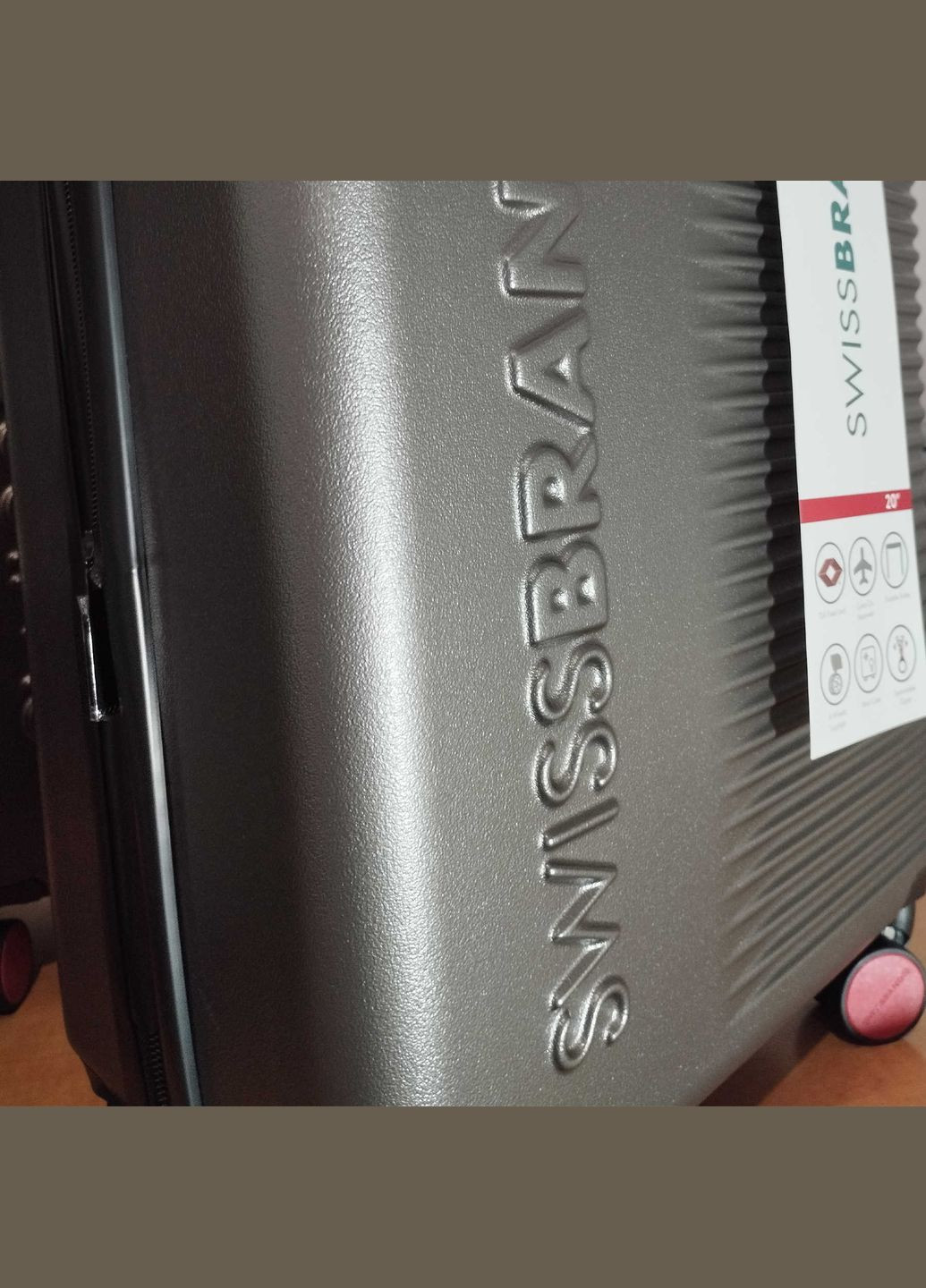 Валіза Enstone (S) Grey (SWB_LHENS801S) Swissbrand (315937585)