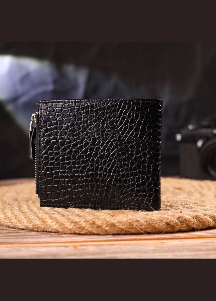 Мужской горизонтальный кошелек из натуральной фактурной кожи 21504 Canpellini (329150250)