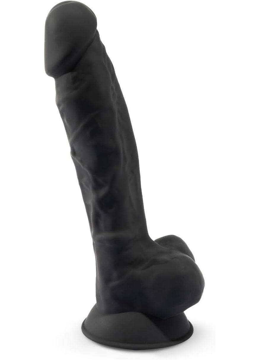 Фалоімітатор термореактивний Model 1 (7") XD01 із силікону подвійної щільності, чорний Silexd (351382221)