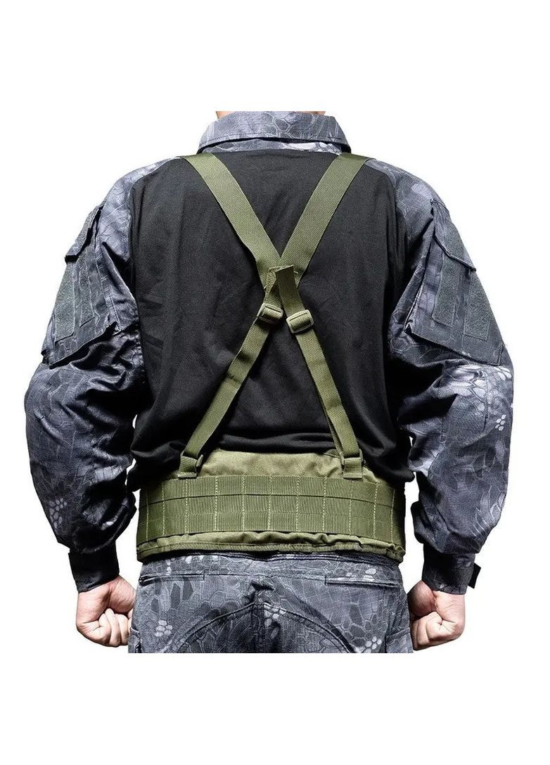 Тактична поясна розгрузка MOLLE РПС розвантажувальний військовий пояс розвантажувальна поясна система мультикам No Brand (299461003)