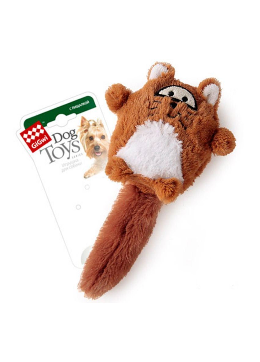 Игрушка для собак Лиса с большой пищалкой Plush 18 см (75220) GiGwi (279565457)