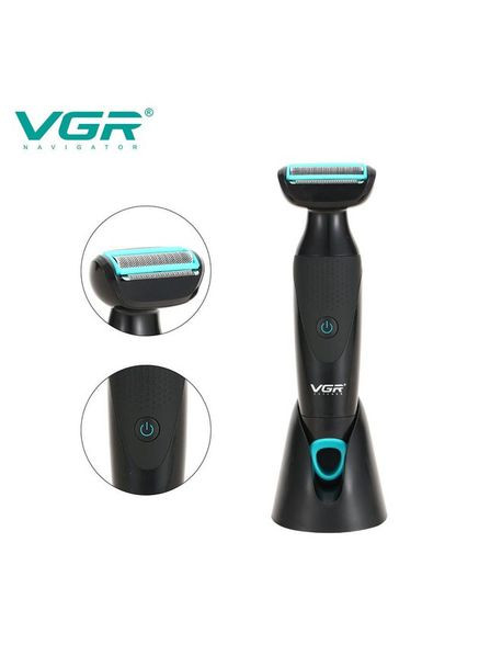 Акумуляторна электробритва для стрижки V-601 от USB бритва электрическая с насадками профессиональная VGR (364664573)