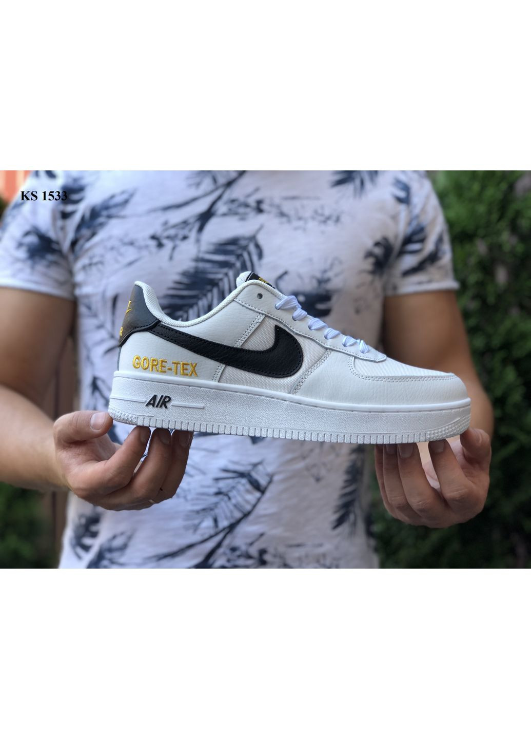 КРОСІВКИ ЖІНОЧІ NIKE AIR FORCE 1 GORE-TEX НАЙК АІР ФОРС 1 ПРЕМІУМ No Brand комбіновані демісезони (367177893)