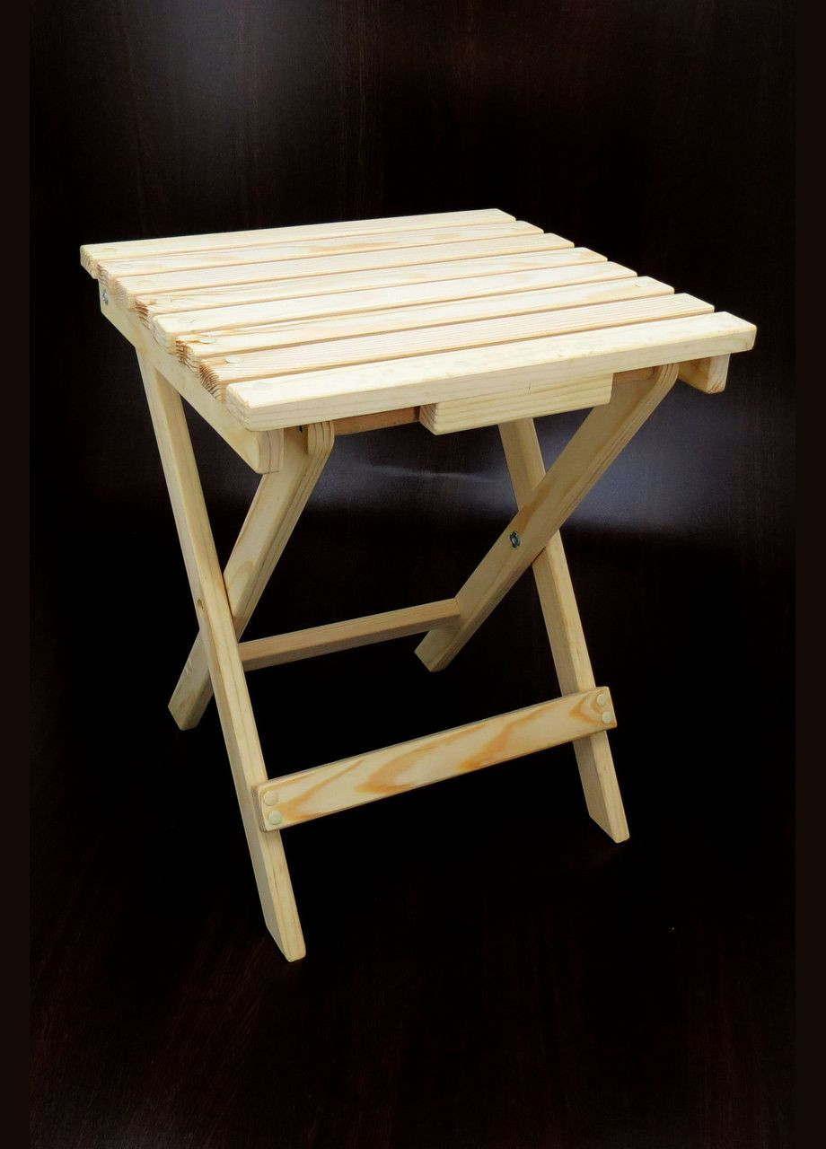 Столик раскладной из дерева Гаскон бланже (СУН-000901) No Brand (328960312)