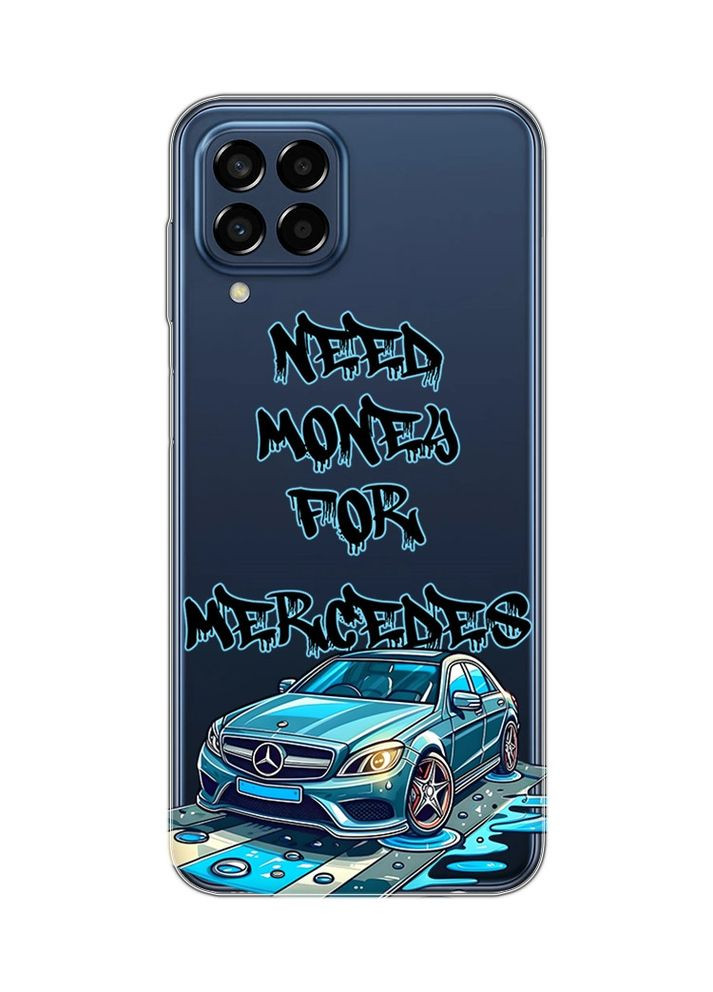 Прозорий чохол на Samsung Galaxy M33 5G:: Хочу Мерседес (принт 387) Creative (360687649)