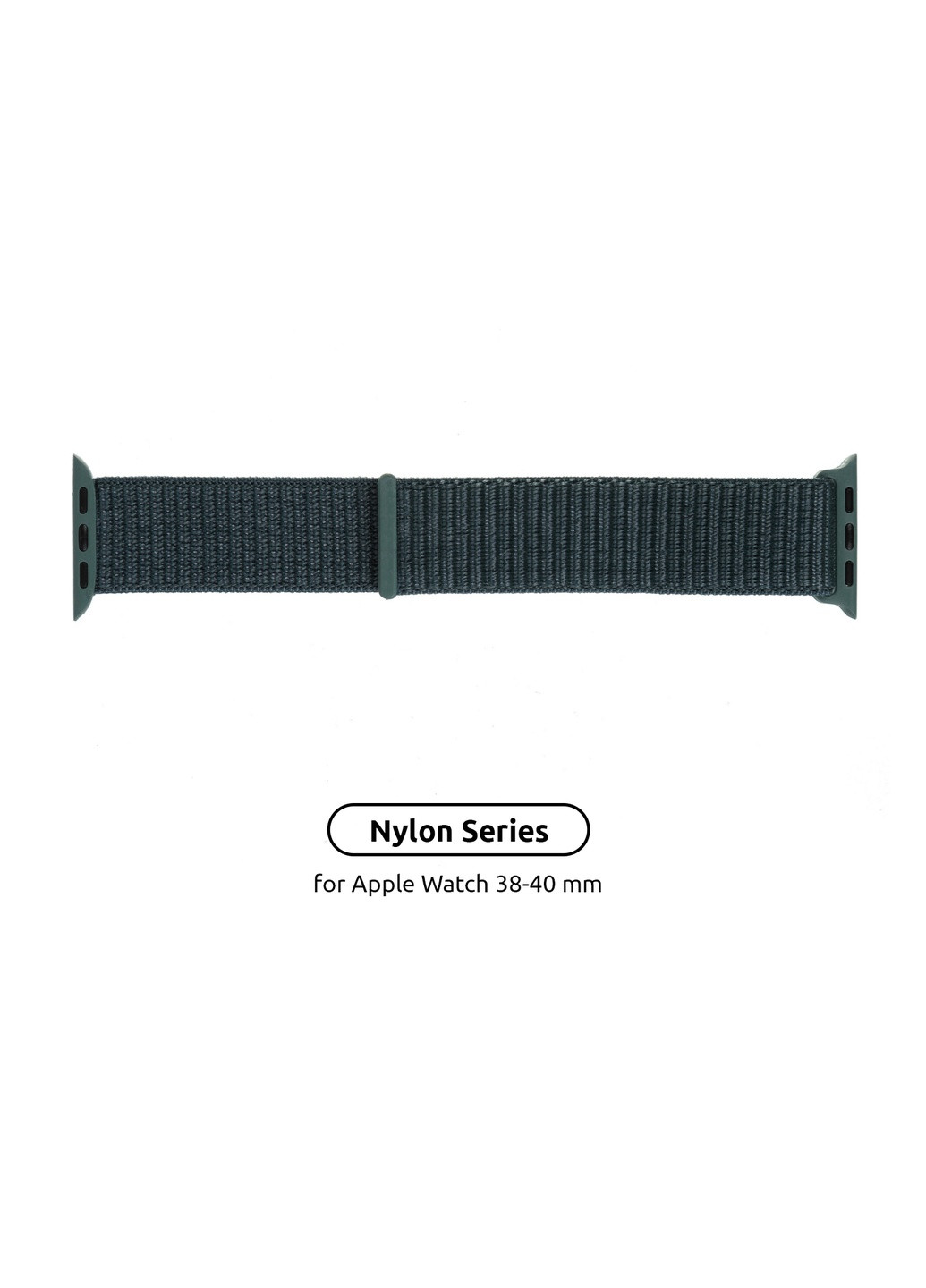 Ремешок Nylon Band для Apple Watch All Series 38/40/41mm Pine Green (ARM56842) ArmorStandart (259967613)