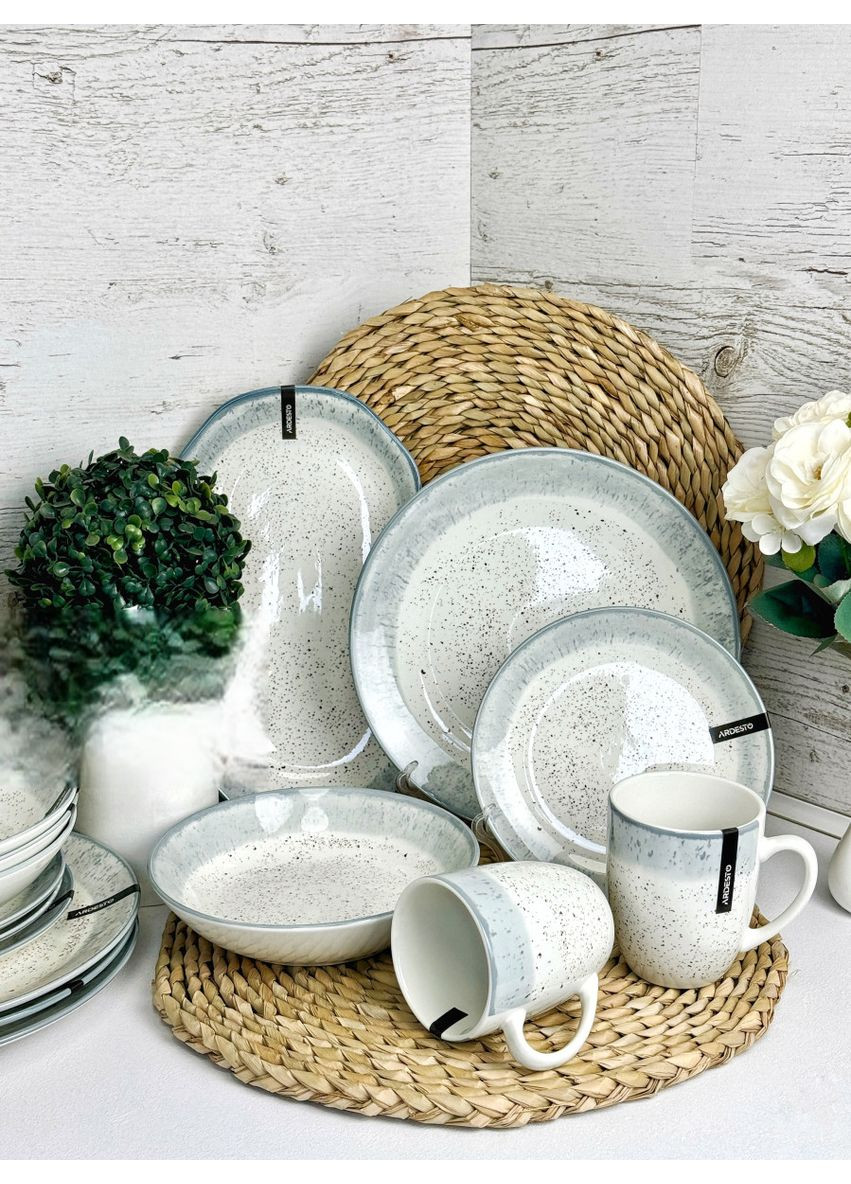 Сервиз столовый Siena AR2921SW/2 21 предмет светло-голубой Ardesto (349225388)