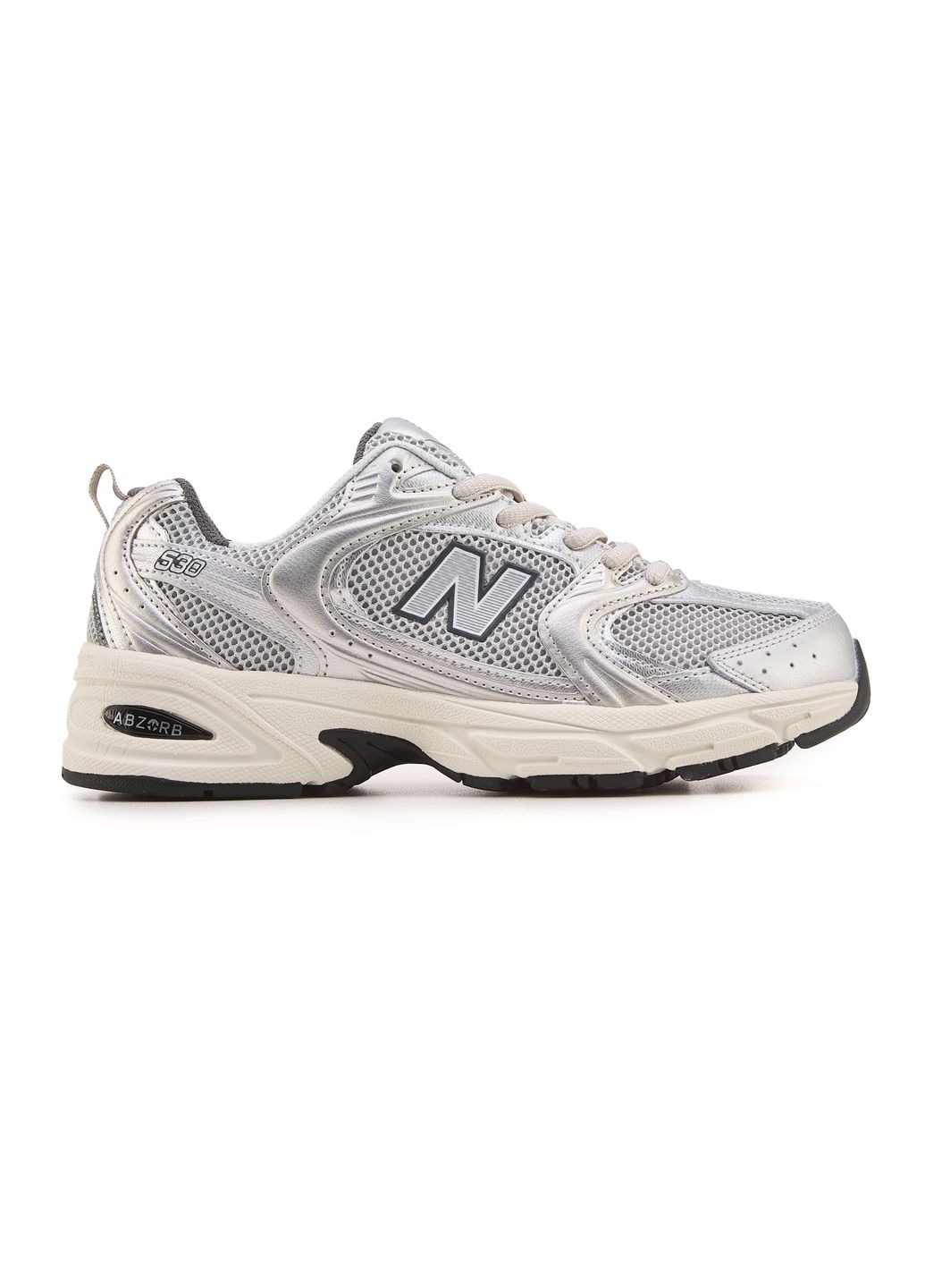 Серые демисезонные кроссовки мужские new balance 530 grey matter silver metallic нью беланс 530 No Brand