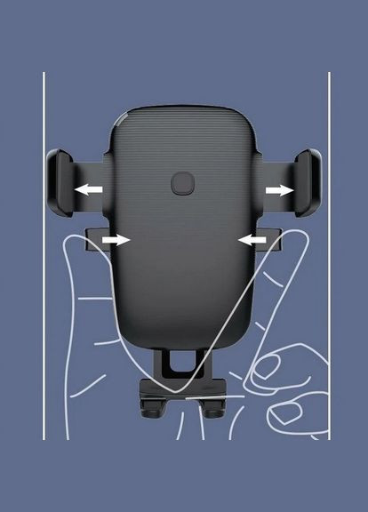 Авто держатель с беспроводным зарядным устройством WP-U48 10Вт WK (340132551)