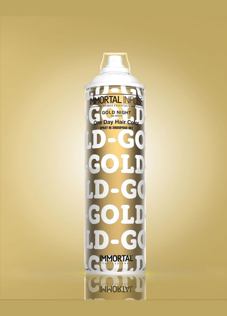 Спрей-краска для волос временного эффекта One Day Hair Color GOLD NIGHT Immortal Infuse (304651248)